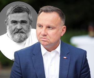Andrzej Duda pożegnał Janusza Rewińskiego. Takich nieeleganckich reakcji się nie spodziewał
