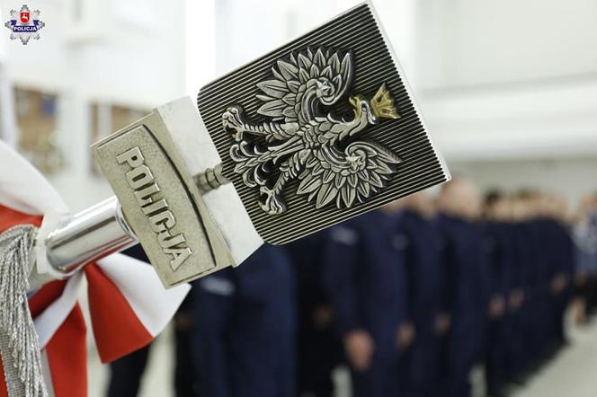 Nowi funkcjonariusze lubelskiej policji. 24 mężczyzn i 5 kobiet wypowiedziało słowa przysięgi
