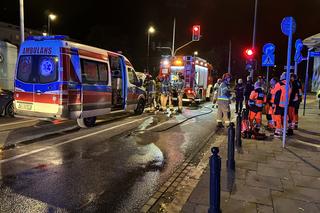 Warszawa. Karetka płonęła na Żoliborzu. W akcji straż pożarna!