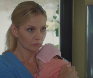 	M jak miłość odc. 1861. Jagoda (Katarzyna Kołeczek), Dorotka (Klara Madeńska)