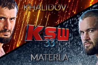 KSW 33 transmisja: gdzie oglądać w TV i online na żywo? Walka Khalidov vs Materla
