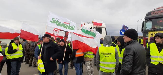 Protest rolników w Medyce 20.02.2024