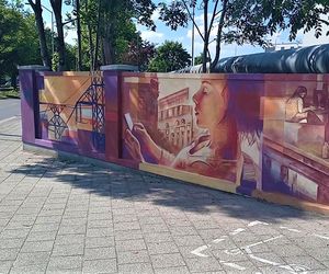 Nowy mural na Pogodnie