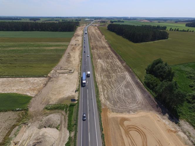 Budowa S7 Napierki - Płońsk. Uwaga na zmiany w organizacji ruchu [ZDJĘCIA]