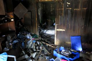 Drewniany dom państwa Baranowskich nie nadaje się do zamieszkania.