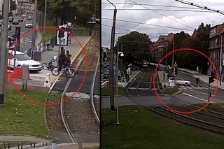 Gdańsk: DRASTYCZNE NAGRANIE! Kierowca CELOWO potrącił rowerzystę! [WIDEO]