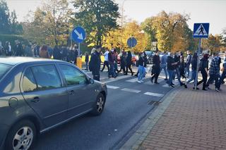 Blokada ulicy w centrum Tarnowa. Protest branży eventowej i gastronomicznej [WIDEO]