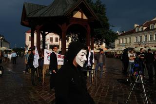 Tak protestowano przeciwko ACTA w Rzeszowie [AUDIO, ZDJĘCIA]