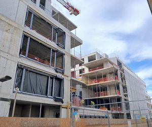 Villa Bogoria w Warszawie podczas budowy