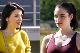 Barwy szczęścia, odcinek 2701. Weronika (Maria Świłpa), Kasia (Katarzyna Glinka)