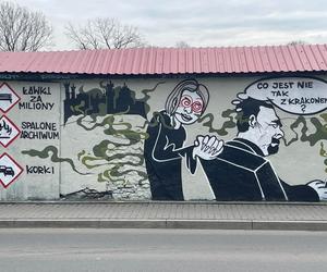 Jacek Majchrowski zobaczył mural ze swoją podobizną i walnął prosto z mostu: Muszę przyznać