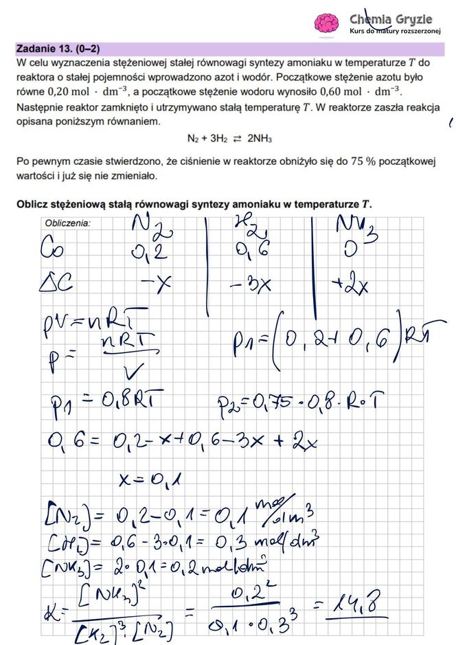 Matura 2025 chemia rozszerzona - odpowiedzi do wszystkich zadań z arkusza CKE 16.05.2025 - Formuła 2023