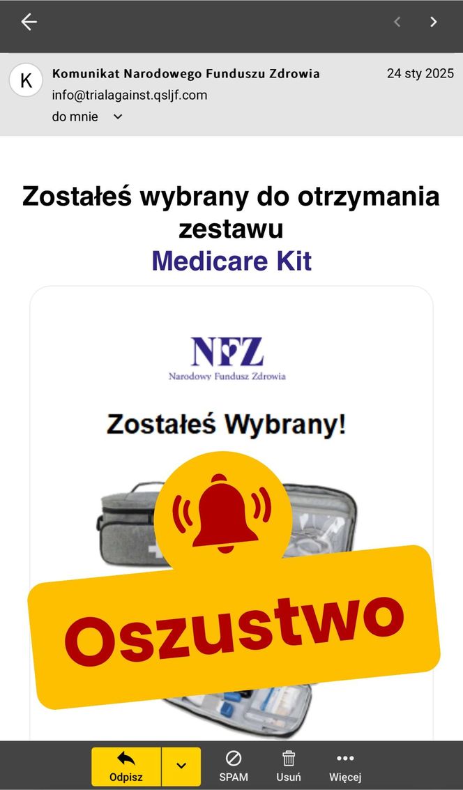 NFZ ostrzega pacjentów. Możesz stracić dane i pieniądze!