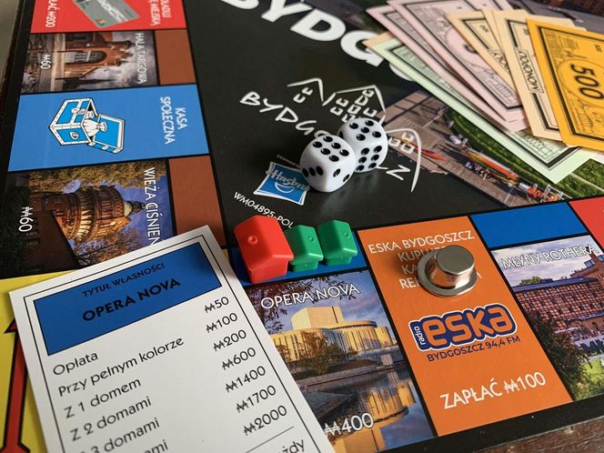 Premiera Monopoly Bydgoszcz. Na planszy jest wszystko co najlepsze w mieście. Polubicie pole Eski Bydgoszcz? 