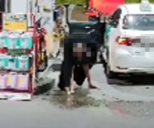 Wrocław. Rozlał benzynę na stacji i ją podpalił. 49-latek w rękach policji [ZDJĘCIA]