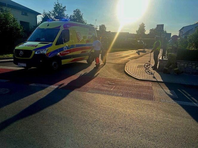 Poważny wypadek w Myszkowie z udziałem 11-latka