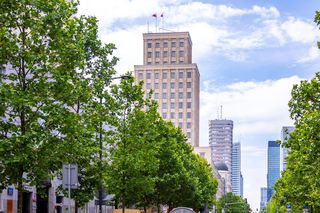 Prudential w Warszawie - zdjęcia. Gdy powstawał, był najwyższy w Polsce