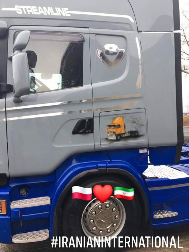Nowa ciężarówka to dla irańskiego kierowcy nie jedyny prezent. Fardin dostanie też pieniądze na silnik i... firanki 