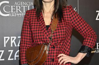 Adriana Kalska na premierze spektaklu Przesyłka z zaświatów