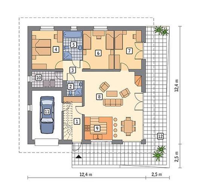 Najciekawsze projekty domów parterowych. Zobacz najlepsze projekty z kolekcji Muratora
