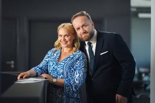 Przyjaciółki 20 sezon. Anka (Magdalena Stużyńska), Paweł (Bartek Kasprzykowski)