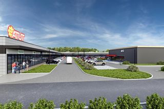 Centrum handlowe Atut w Krakowie przy ul. Kocmyrzowskiej