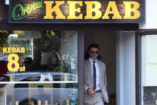 Radosław Majdan przed weselem wpadł na kebab