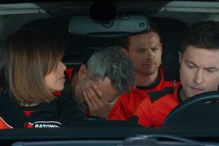 Na sygnale, odc. 588. Martyna (Monika Mazur), Nowy (Kamil Wodka), Benio - Beniamin Vick (Hubert Jarczak), Alek (Adam Turczyk)