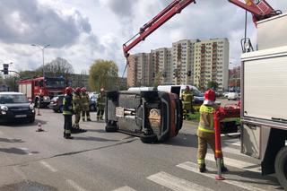 Wypadek na ul. Obotryckiej w Szczecinie