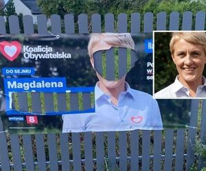 Magdalena Miszke o starcie w wyborach 2023. Ktoś zniszczył jej plakaty! 
