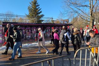 Tłumy kibiców w Zakopanem. Biało-czerwono pod Tatrami 