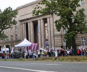 Protest nauczycieli w Warszawie (1.09.2025)