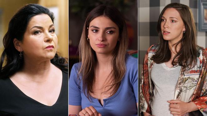 Barwy szczęścia, odc. 2535: Irena Adler (Małgorzata Krzysica), Klara (Olga Jankowska), Laura (Kim Grygierzec)