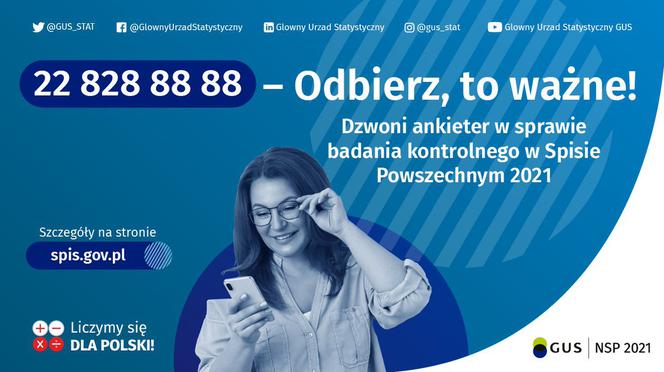 GUS - do 24 listopada trwa badanie kontrolne w ramach Narodowego Spisu Powszechnego Ludności i Mieszkań. Jak sprawdzić, czy nie dzwoni oszust?