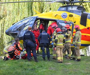 Wypadek w Świnoujściu. Mężczyzna wypadł z okna