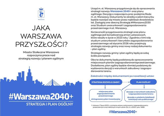 Plan warszawskiego Ratusza na nową politykę przestrzenną