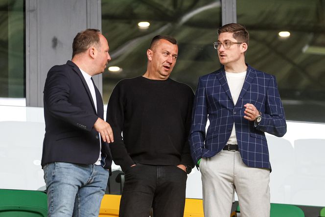 Kibice na meczu GKS Katowice - Lech Poznań