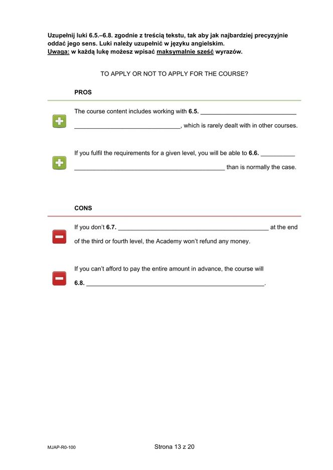 Matura 2025: angielski rozszerzony 8.05.2025. Arkusze CKE, poziom rozszerzony [Formuła 2023]