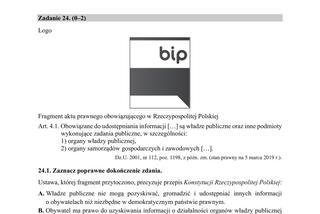 Matura: WOS. Zadania z 2018 ROKU,  akusze CKE