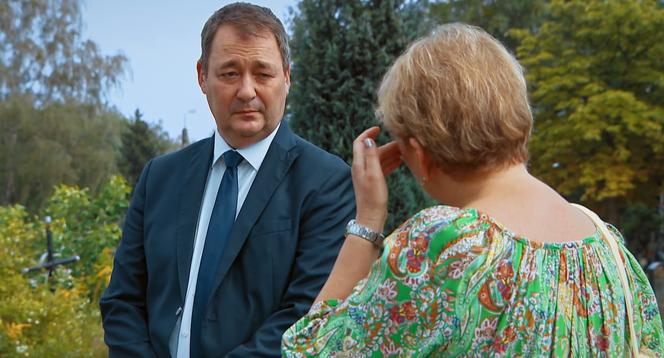 Barwy szczęścia, odc. 2782. Basia (Sławomira Łozińska), Artur Chowański (Jacek Rozenek)