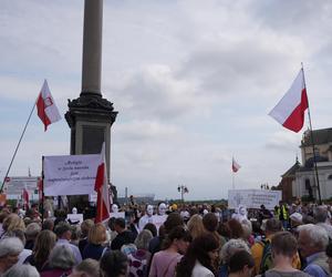 Protest katechetów w Warszawie 21.08.2024