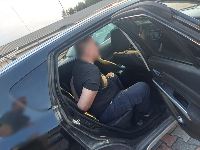 Kradzina ciężaróka znaleziona pod Mińskiem Mazowieckim