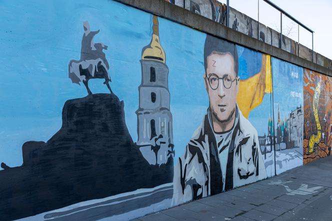 Putin był Voldemortem, a Zełenski jest Harrym Potterem! Antywojenny mural w Poznaniu