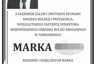 Wicedyrektor WORD-u zginął w wypadku! Nie zatrzymał się przed znakiem stop? [ZDJĘCIA]