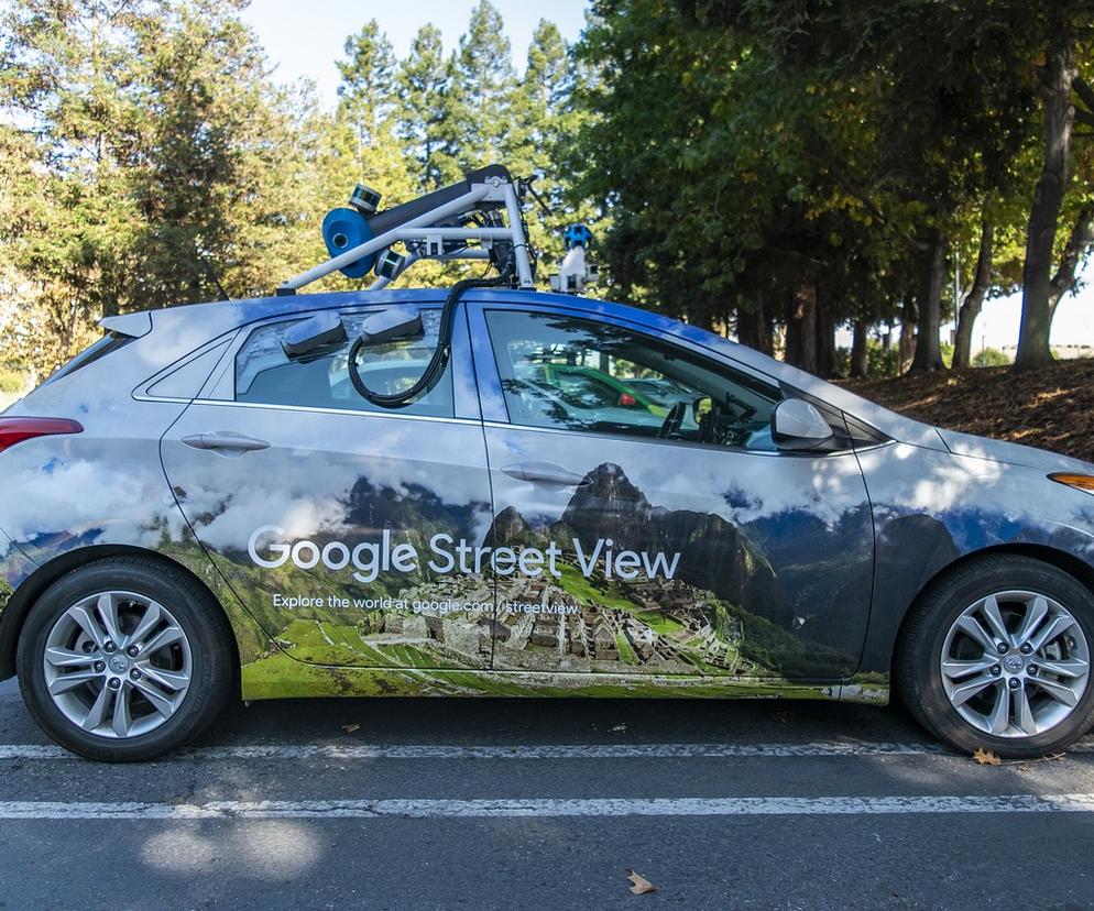 Samochód Google Maps