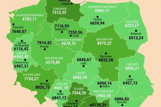 Zarobki w polskich miastach. Najwięcej w...Katowicach NOWE DANE GUS