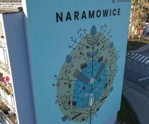 Nowy mural na Naramowicach. Upamiętnia budowę nowej trasy tramwajowej