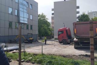 Katowicka Residence. Wyburzanie banku