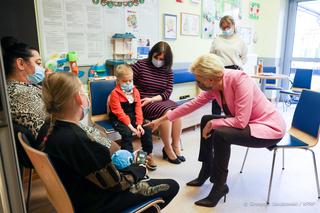 Agata Duda odwiedziła chore dzieci