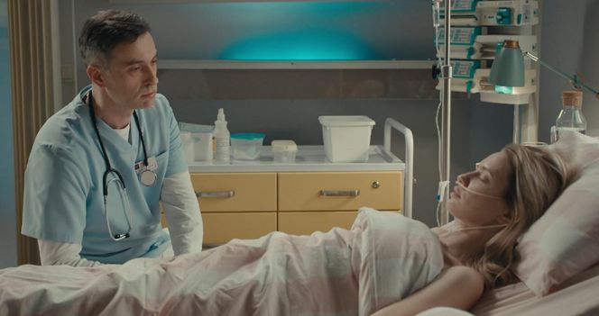 Na dobre i na złe odc. 954. Dominika (Paulina Gałązka), Marcin Molenda (Filip Bobek)